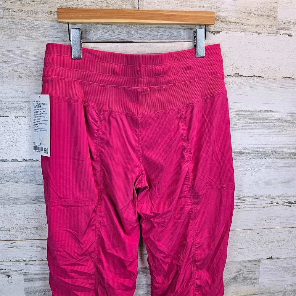 Lululemon Dance Studio Mid-Rise Pants Sonic Pink Size 10 Activewear Balletcore - Picture 10 of 16